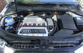 Chiptuning Berlin Audi A3 3,2 Motorraum / Chiptuning