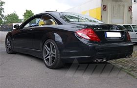 Mercedes CL 65 V12 Bi-Turbo Anfertigung einer HPM Abgasanlage ab Kat