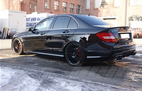 Mercedes Benz C63 AMG PPP Leistungssteigerung / Sonderanfertigunng einer Abgasanlage